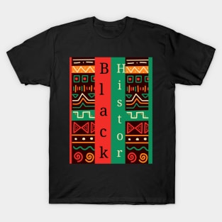 Black history month cute graphic design artwork T-Shirt